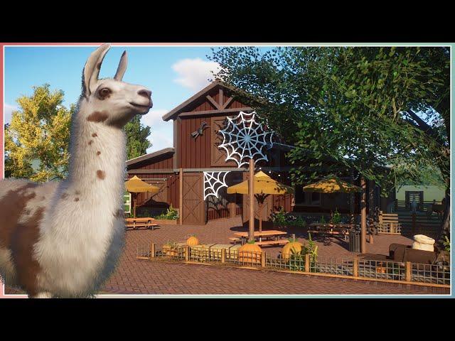 Autumn Llama Habitat | Planet Zoo Speed Build