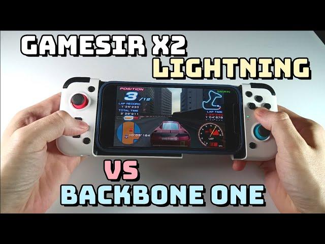 GameSir X2 Lightning vs BackBone One (iPhone)