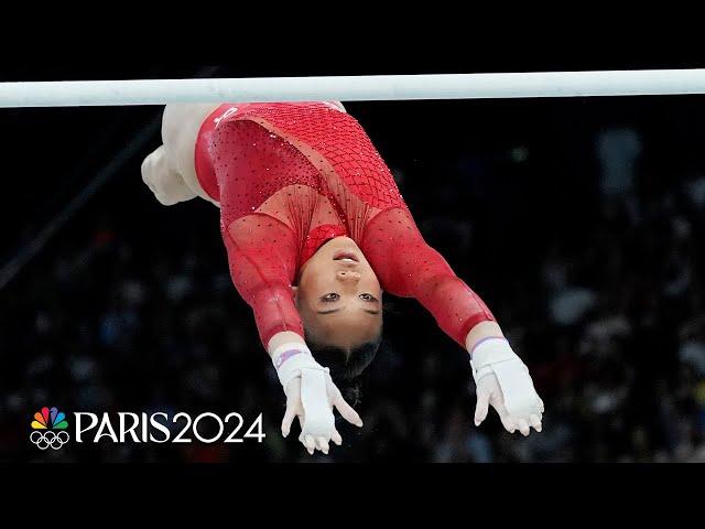 Suni Lee’s uneven bars routine gives her ANOTHER medal at Paris Olympics | NBC Sports