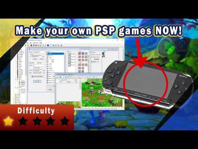 You can make your own PSP games RIGHT NOW