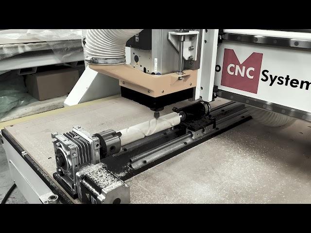 CNC Router with 4th Axis Rotary Table