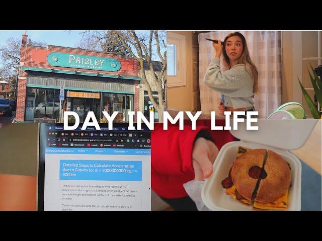 DAY IN MY LIFE | staying organized, studying & eating food