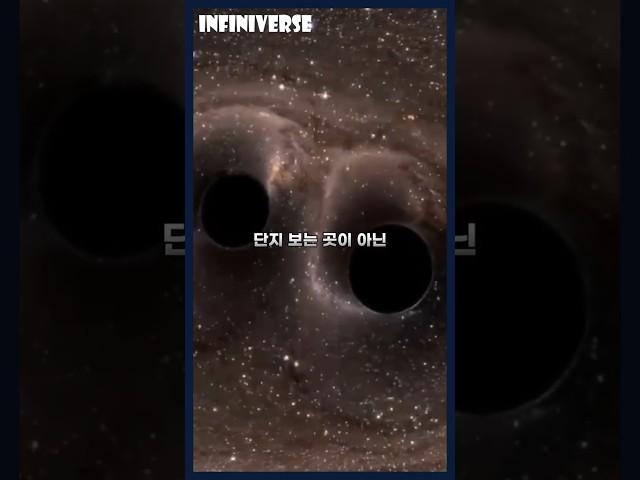 블랙홀이 블랙홀과 충돌한다면?