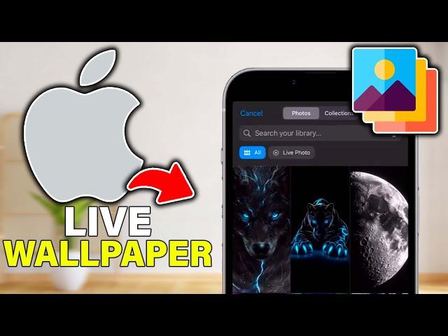 How To Use Live Wallpaper on iPhone (iOS 18) (2024) Step-By-Step