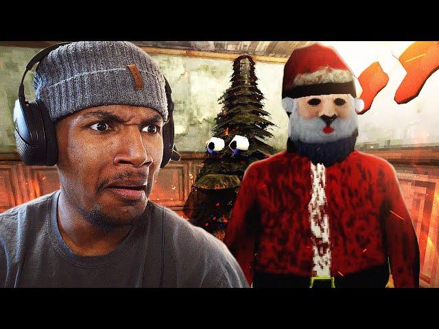 A DISTURBING CHRISTMAS HORROR GAME WHERE I'M THE KILLER. | Christmas Massacre (Full Game)