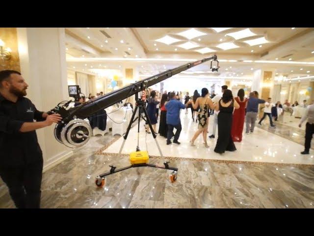 Video Camera Crane Package-Proaim Kite 22ft|Gold Pan Tilt|Tripod stand + Dolly|BTS