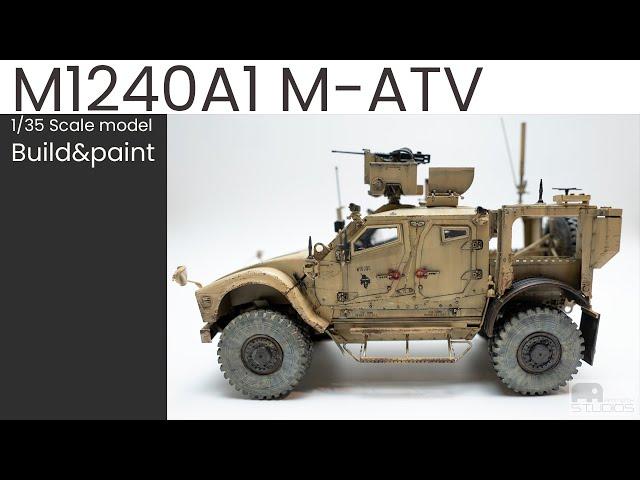 U.S. Military M1240A1 M-ATV Ryefield Models 1/35 How to Build and Paint Scale model kits.