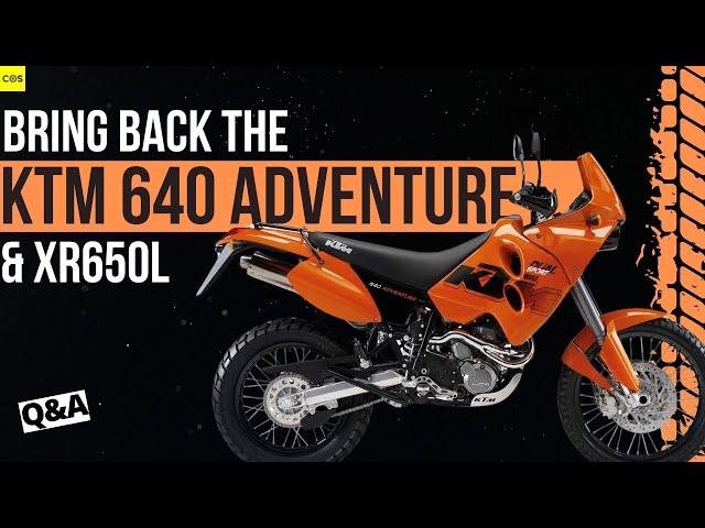 Why haven't KTM used the 690 Enduro R to make a 690 Adventure R? Q&A