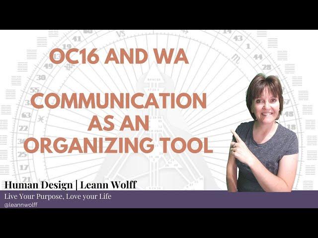 Communication in Large Business | Leann Wolff Human Design | Wa and OC16