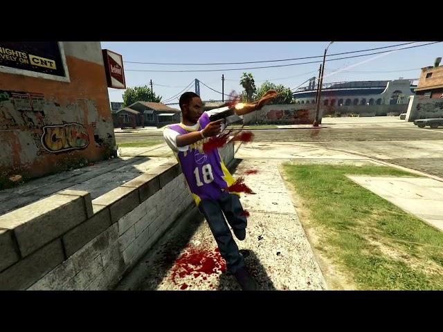 GTA 5 RAGDOLL DEATHS #1 GANG SHOOTOUTS 1