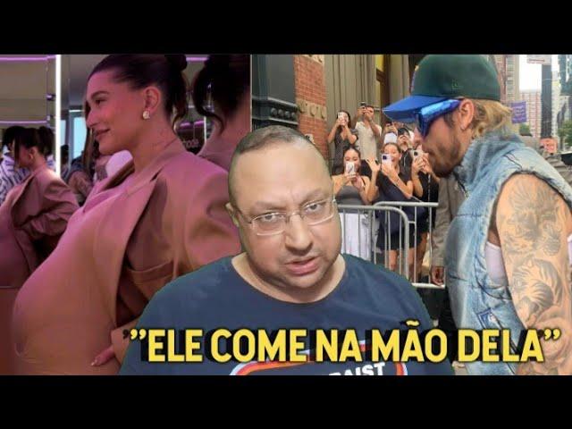 Dona Hailey NÃO SE IMPORTA se dizem que Justin Bieber não a ama "ELE COME NA MINHA MÃO"