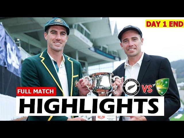 Full Highlights | Australia Vs New Zealand 1st Test Match Day 1 | Aus vs Nz