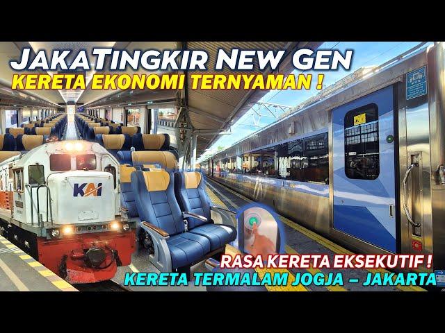 KERETA EKONOMI MALAM TERNYAMAN JOGJA JAKARTA !! Naik KA Jakatingkir Ekonomi New Generation Terbaru