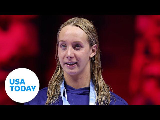 Team USA swimmer Paige Madden talks Olympic superstitions | USA TODAY