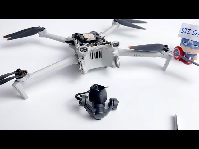 Fix DJI Mini 3 GIMBAL STUCK Error 40002 [ Cable Problem ]