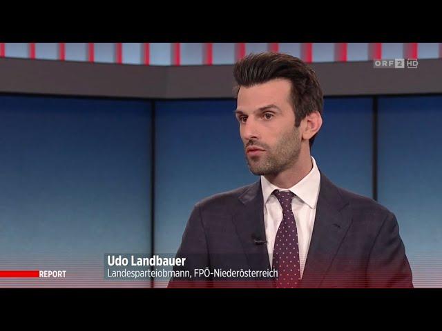 Udo Landbauer - "Report" Interview - 16.1.2024