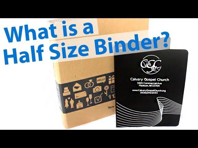 What is a Half Size Binder? | Binding101.com