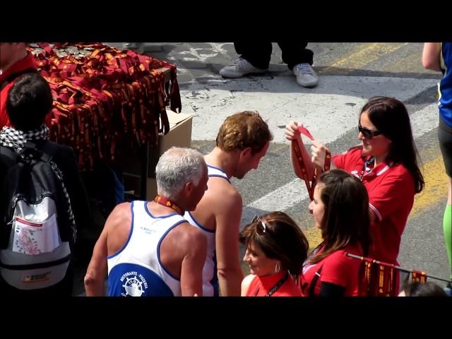 2012 Maratona di Roma 1h finish line 1080p