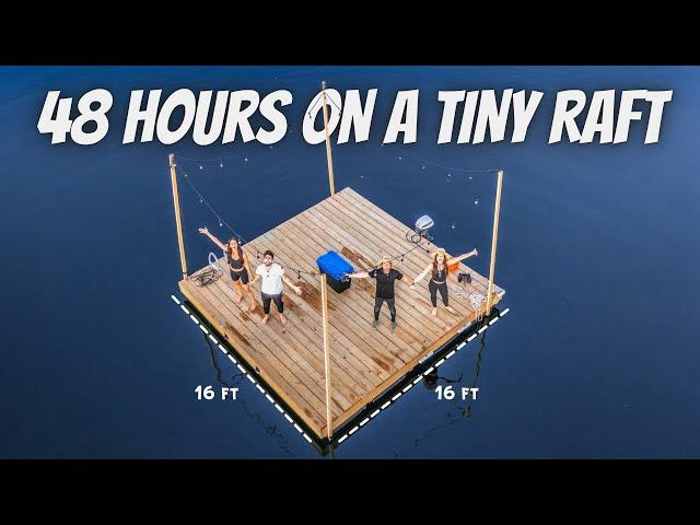 48 HOURS LIVING ON A RAFT (ultimate friendship test with Eamon and Bec)