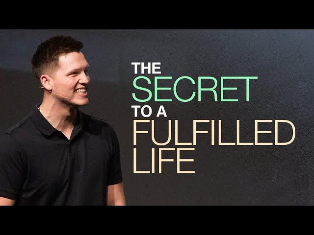 The Secret To A Fulfilled Life | Sunday May 26 Springs Church 10:45 AM CT