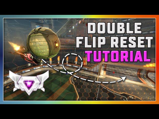 How To Double Flip Reset On Rocket League (TUTORIAL)