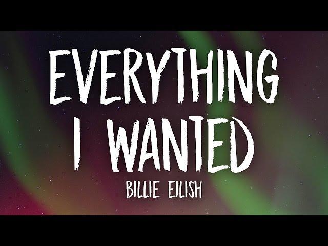 Billie Eilish - everything i wanted (Lyrics)