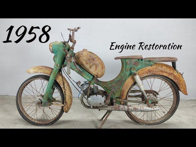 Engine Restoration of a 1958 Pedal Moped (Jawa Stadion 50cc 2T)