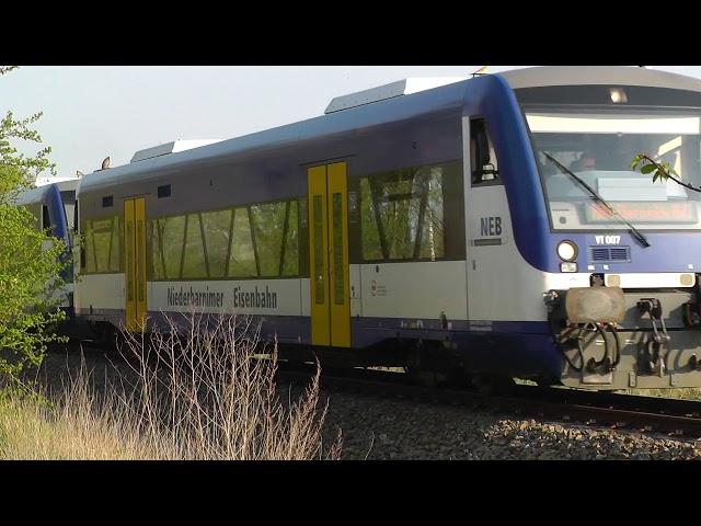  BR650 der NEB nach EBERSWALDE HBF. [HD+]