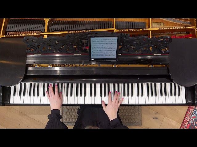 Debussy - Arabesque No. 2 (Marnie Laird, Piano) [OVERHEAD VERSION]