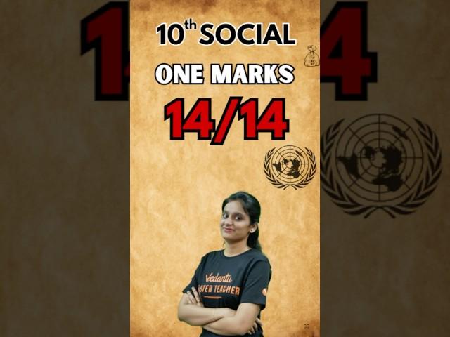 10th Social | 1 Mark Questions #social #sst #halfyearly2024