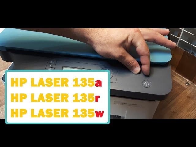 HP LASER 135a / 135r / 135w / 135wr / 137fnw Firmware. Instructions