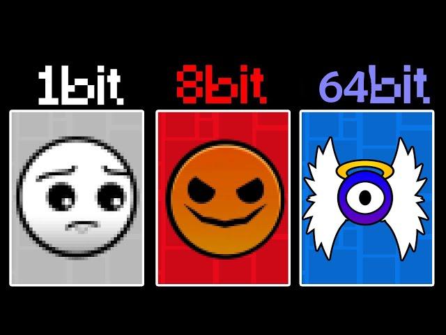 New Custom Geometry Dash Lobotomies v18, but everytime with more bits