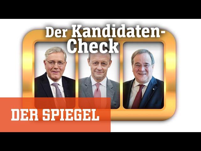 Kandidaten-Check: Wer führt künftig die CDU? | DER SPIEGEL