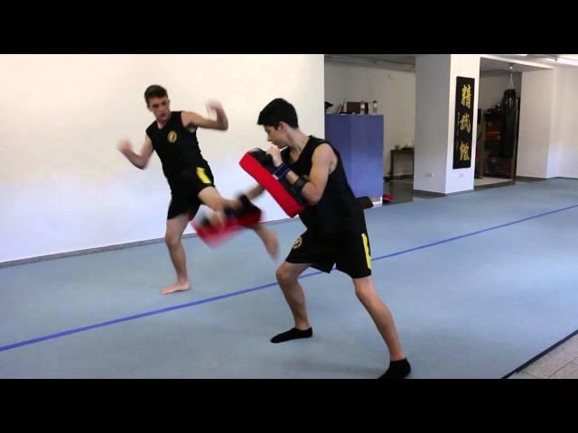 Kung Fu - Sanda brothers relaxed training - Vienna Wushu Guan