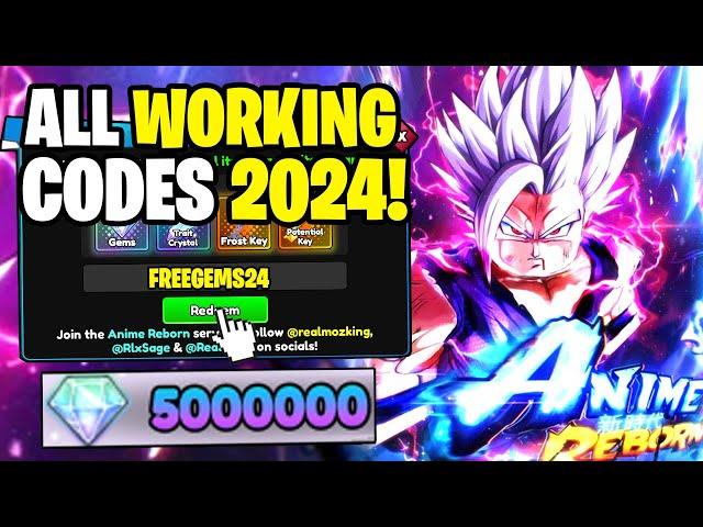 *NEW* ALL WORKING CODES FOR ANIME REBORN IN 2024! ROBLOX ANIME REBORN CODES