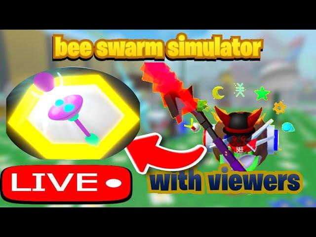 LIVEI AM GETTING GUMMY BALER TODAY!!!! | Roblox Bee Swarm Simulator