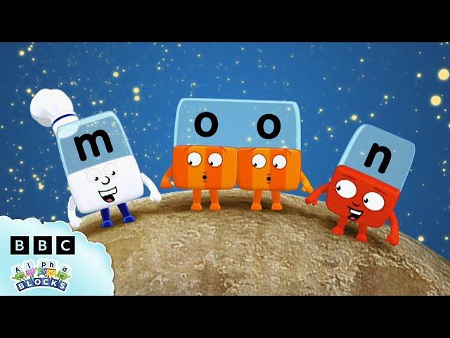 Moon  | Season Three | Alphablocks Full Episode | Learn to Read | @officialalphablocks