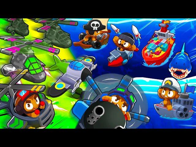 Sea vs Air Towers in BTD 6!