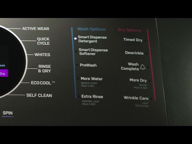 GE Profile™ Combo Washer/Dryer Operation