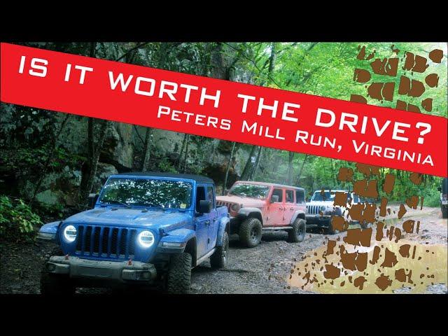 Is it worth the drive? Peters Mill Run, VA Jeep Badge of Honor