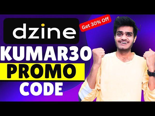 Dzine Ai Promotion Code | KUMAR30 Get 30% Off | Dzine Ai Discount Code | Dzine\Stylar Ai Promo Code