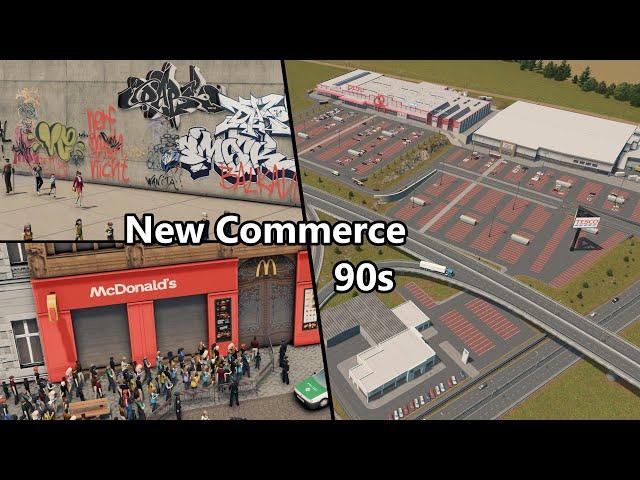 Shopping Center and Downtown Changes - Cities: Skylines - Altengrad 91