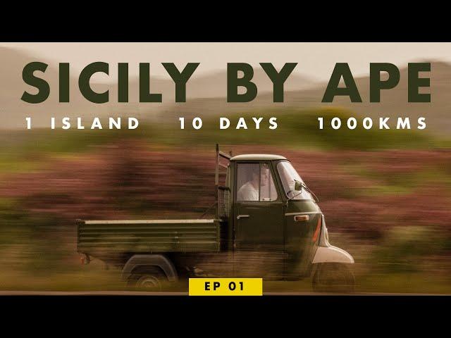 1000 km Journey Around Sicily - Sicily by Ape Ep. 01