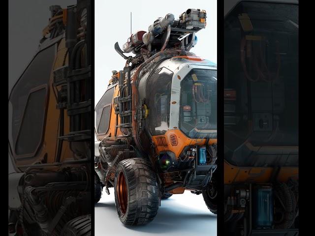 Futuristic SCI-FI Car