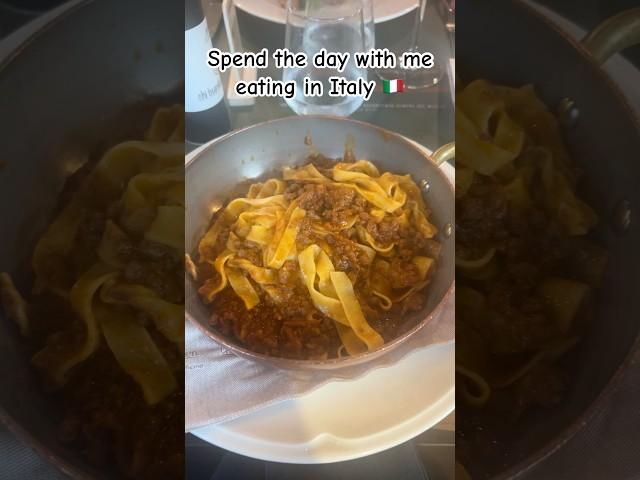 Spend the day with me eating in Italy  #fypage #italytravel #italianfood #eating #foodvlog #fy