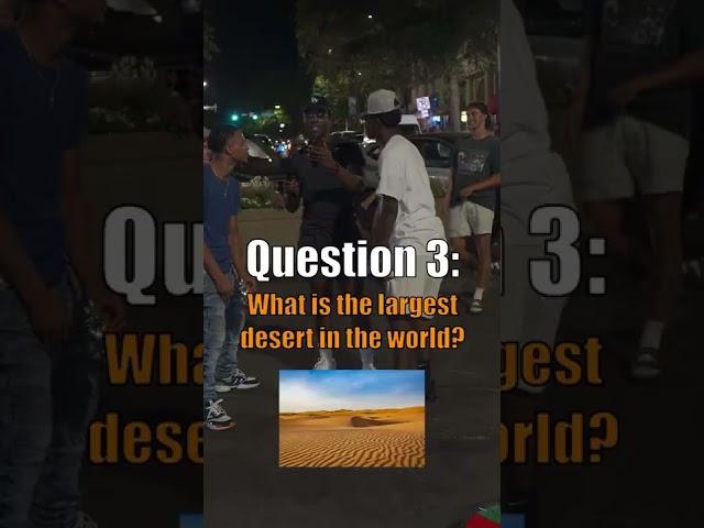 What is the largest desert in the world?