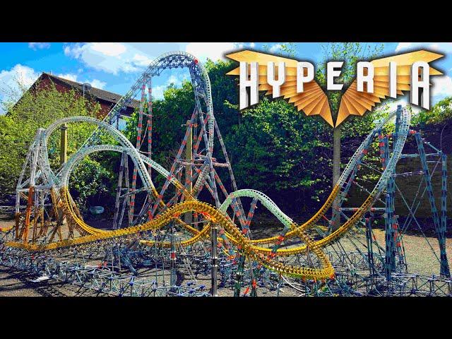 I Built HYPERIA Out of K'nex - UK's TALLEST and FASTEST Roller Coaster Recreation