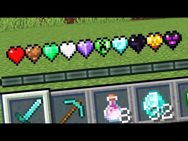 Minecraft But There Are Custom Hearts?