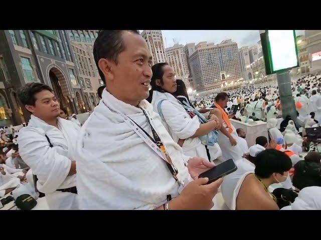 NO CUT NO EDIT HARI MINGGU SHALAT IDUL ADHA BERSAMA JAMAAH HAJI DI MASJIDIL HARAM