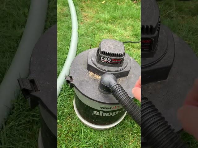 Quick removal of water on pool cover